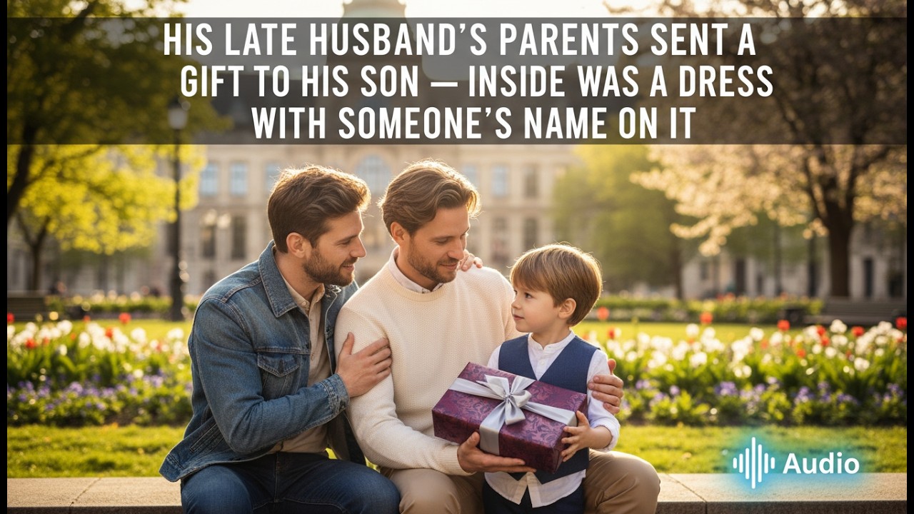 HIS LATE HUSBAND’S PARENTS SENT A GIFT TO HIS SON — INSIDE WAS A DRESS WITH SOMEONE’S NAME ON IT