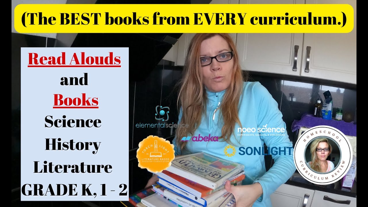 Grade 1 - 4 BEST Read Aloud Books From Almost Every Language Arts Homeschool Curriculum 2024