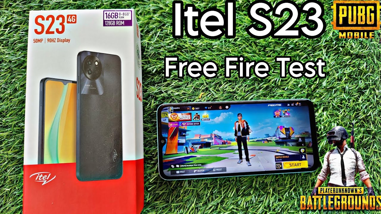 Itel s23 free fire test 2025 | Free Fire #freefiretest
