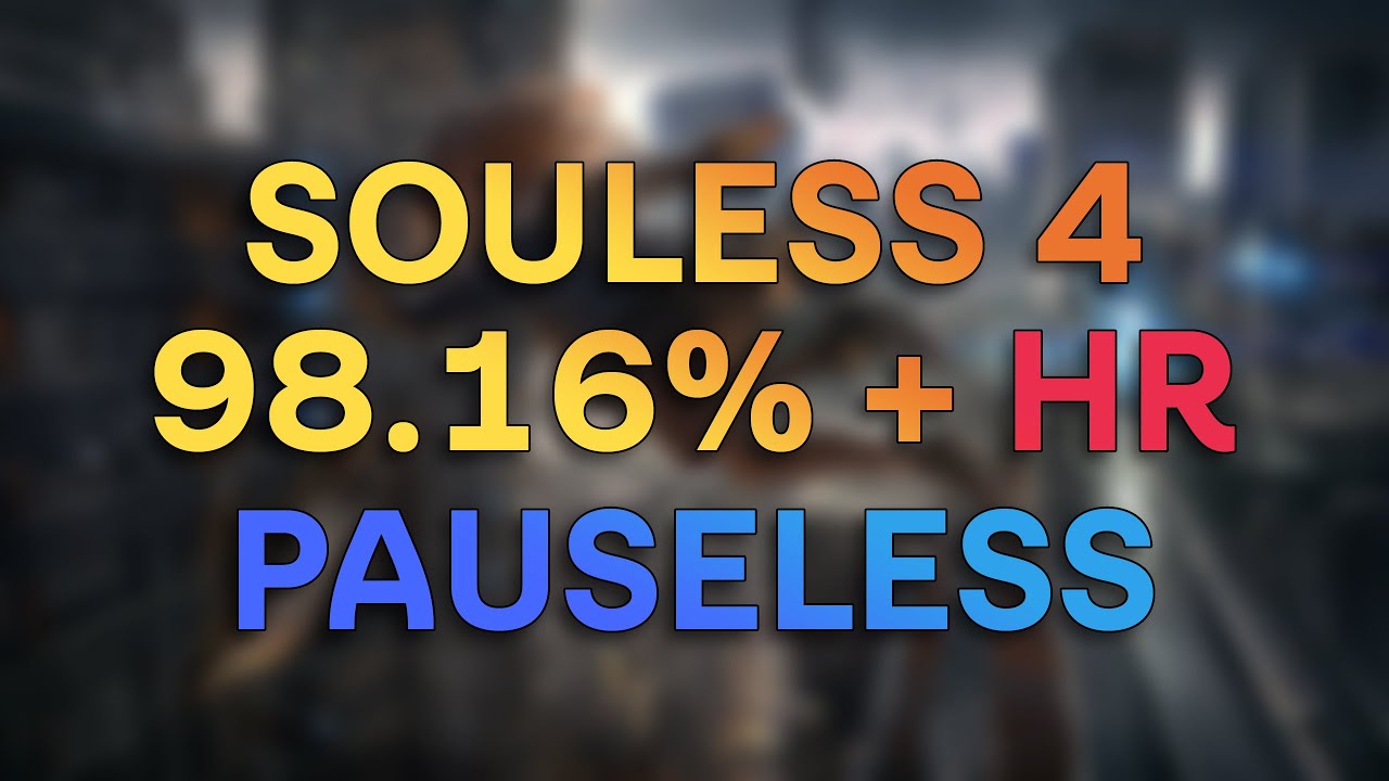 HARD 12 MINUTE LONG VIBROSTAMINA MAP - SOULLESS 4 98.16% + HR PAUSELESS