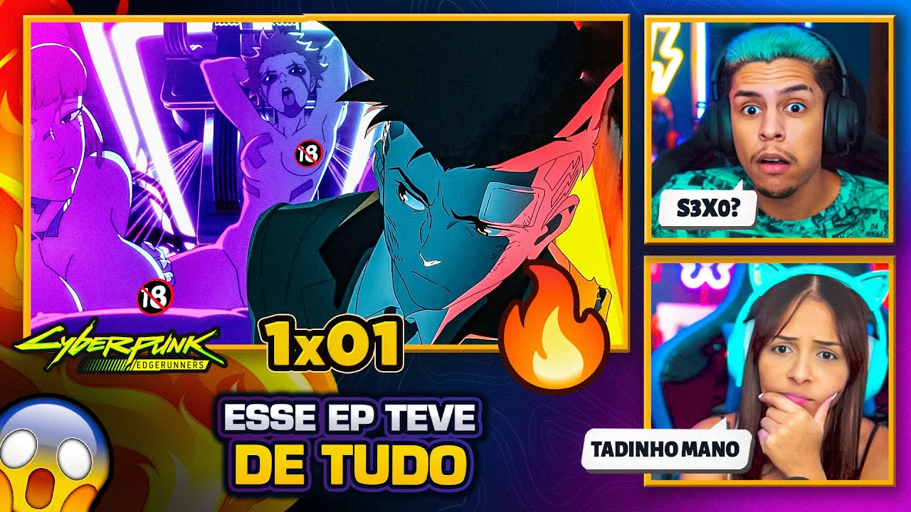 Cyberpunk: Edgerunners | 1T - EP 01 (DUBLADO 🇧🇷) | [Casal Jounin React] 🔥
