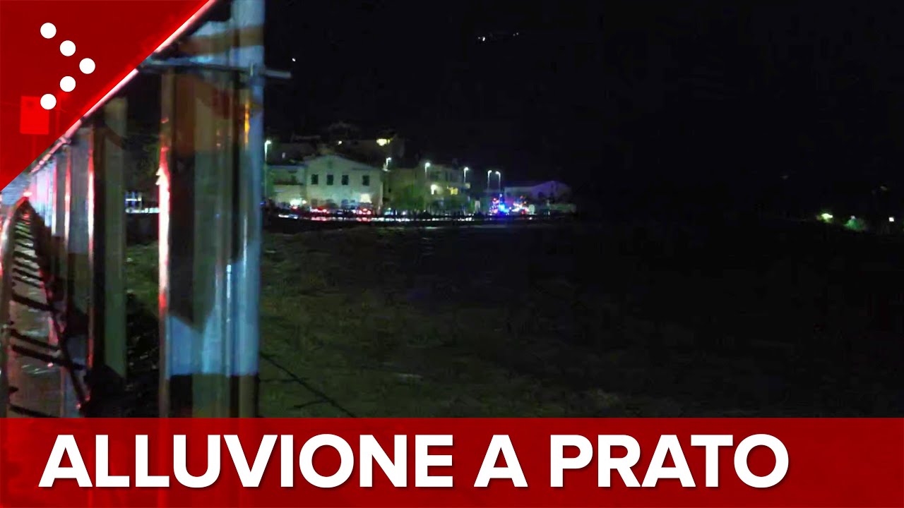 LIVE Alluvione a Prato, il Bisenzio in piena: diretta video
