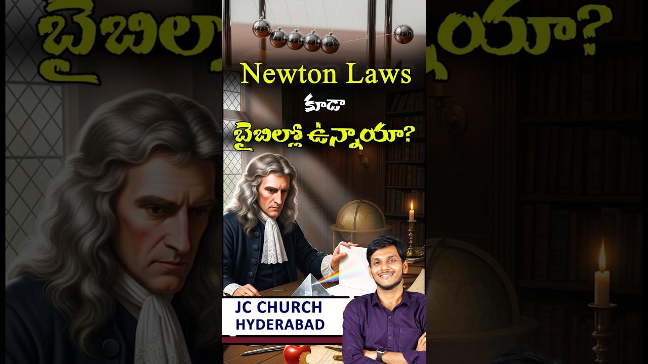 Bible Study Telugu : Are Newton's Laws Hidden in Scripture?