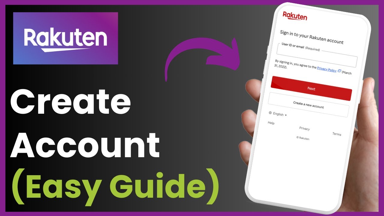 How To Create Rakuten Account