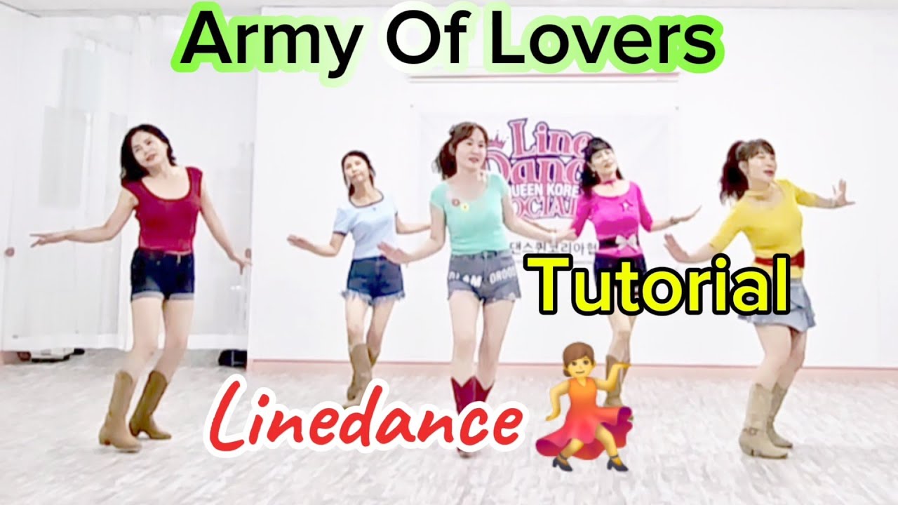 🌹Army of Lovers Linedance(Improver) -Tutorial 🌺아미 오브 러버스 라인댄스 투토리얼💃