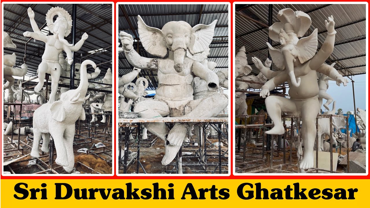Sri Durvakshi Arts Ghatkesar | Ganesh Making 2025 |  Mumbai Ganesh Making 2025 | Ganpati Making 2025