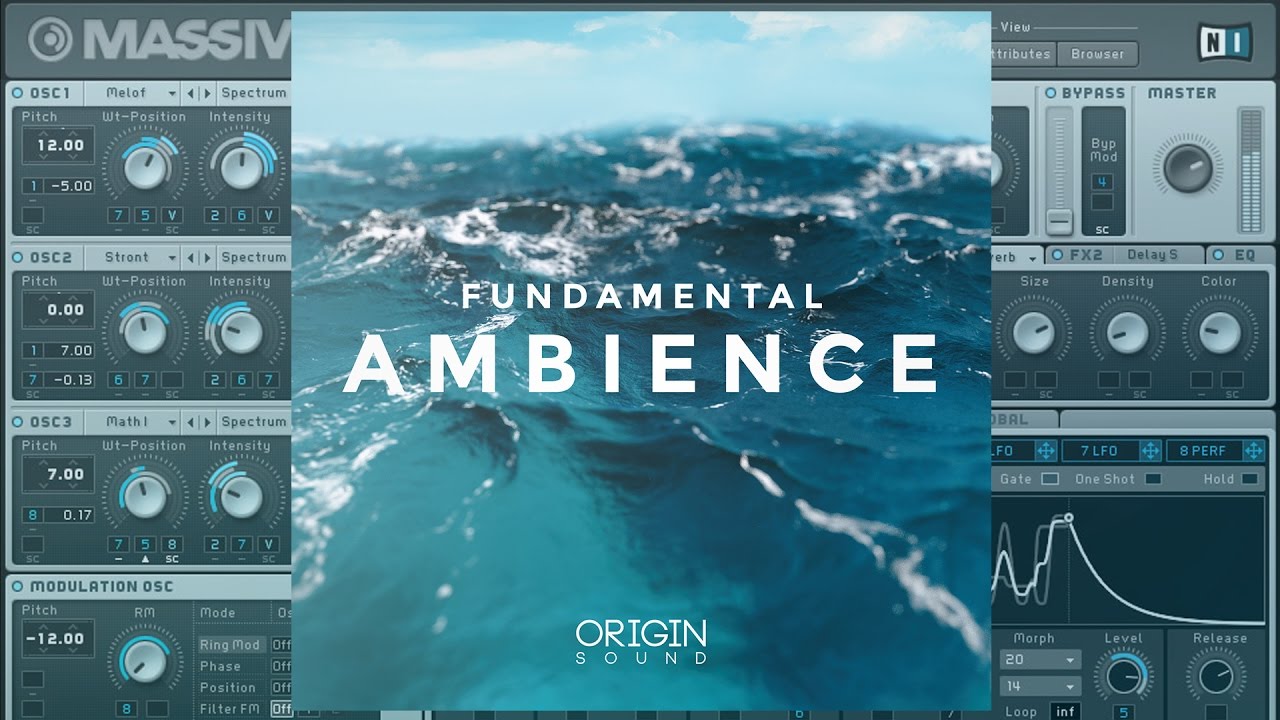 Fundamental Ambience - Down-tempo texture samples and Massive Presets