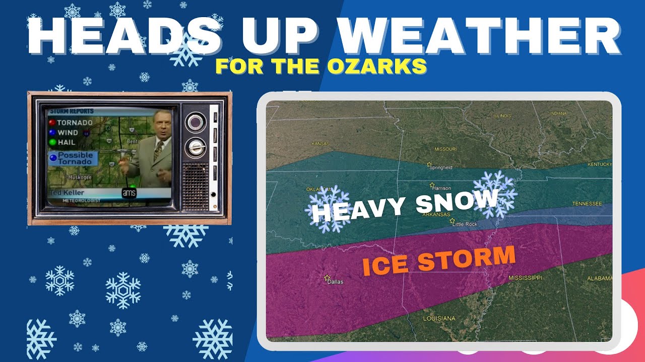 ❄❄ HEAVY SNOW BAND setting up this weekend.  Still time for track adjustment.  🧊🧊Ice to our south!