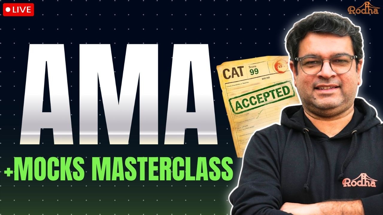 AMA & Masterclass: Stop Wasting Your CAT Mocks: Do This Instead | Tarun Sir Rodha