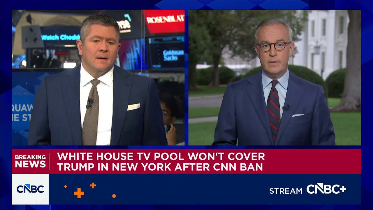 White House TV pool won&rsquo;t cover Trump after press ban