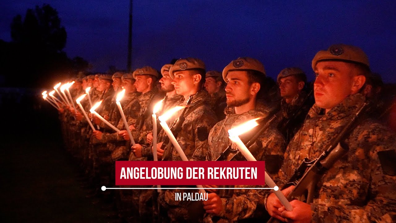 Angelobung der Rekruten in Paldau | Styria | Austria | vulkantv.at