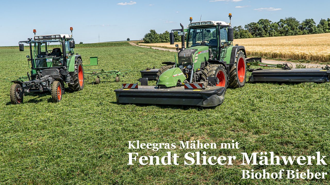 Fendt Slicer Mähwerk | Fendt 313 Vario und Fendt GT 370 | Land und Technik TV