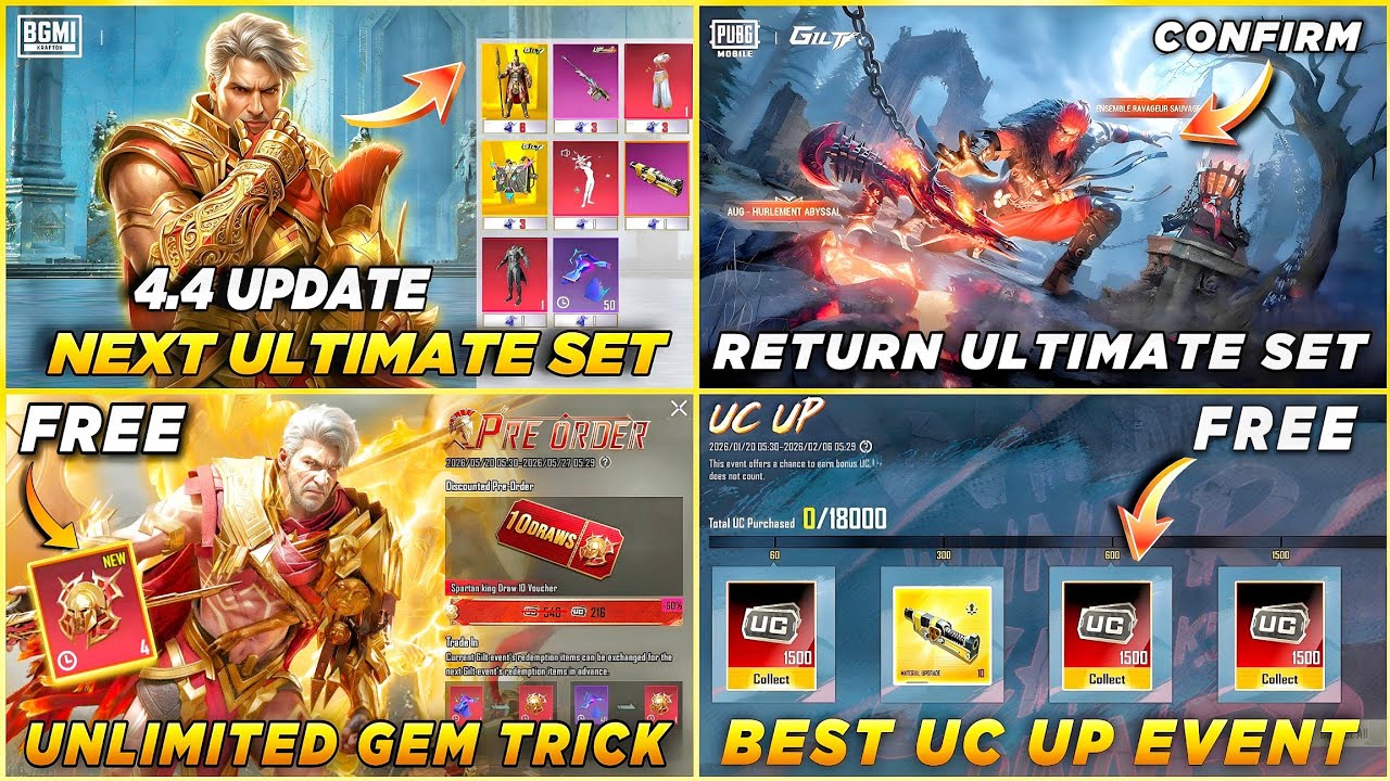 🔴 NEXT ULTIMATE SET REWARDS ✅ UNLIMITED FREE GEM TRICK 😍 ABBYSAL HOWL AUG RETURN 🔥 NEXT UC UP EVENT 