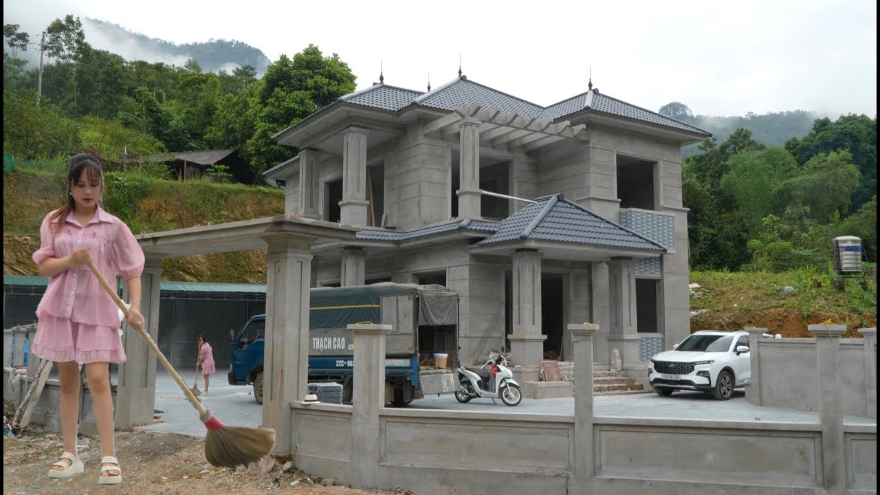 After a period of being affected by tropical storms, l continue complete the work on my dream house