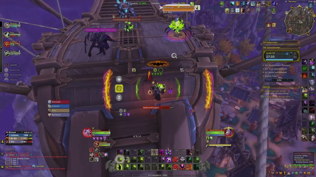 mythic plus with the goons......