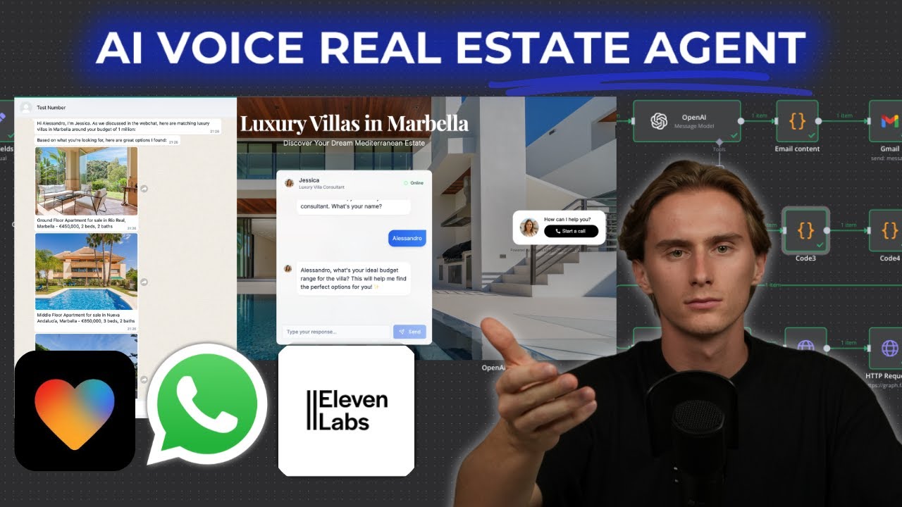 Build AI WhatsApp Real Estate Agent with Eleven Labs & N8N for Real Estate Agencies (No-Code)