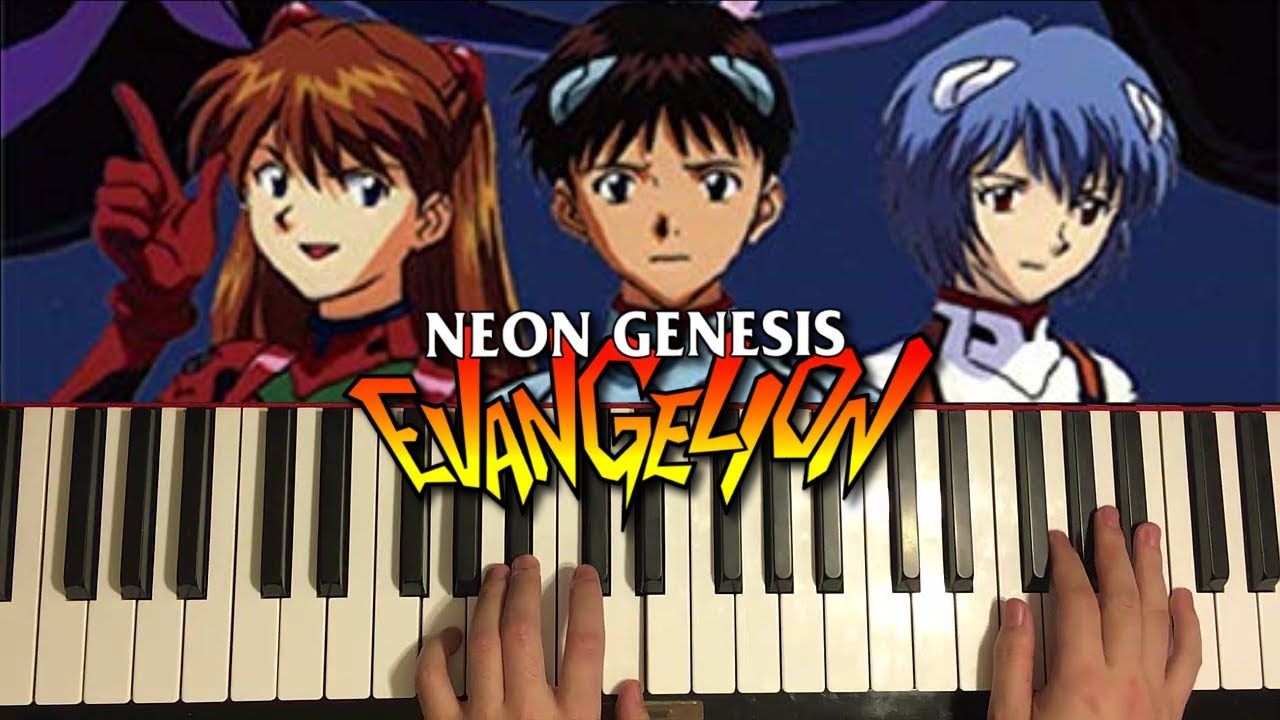 Evangelion - Cruel Angel Thesis (Piano Tutorial Lesson)