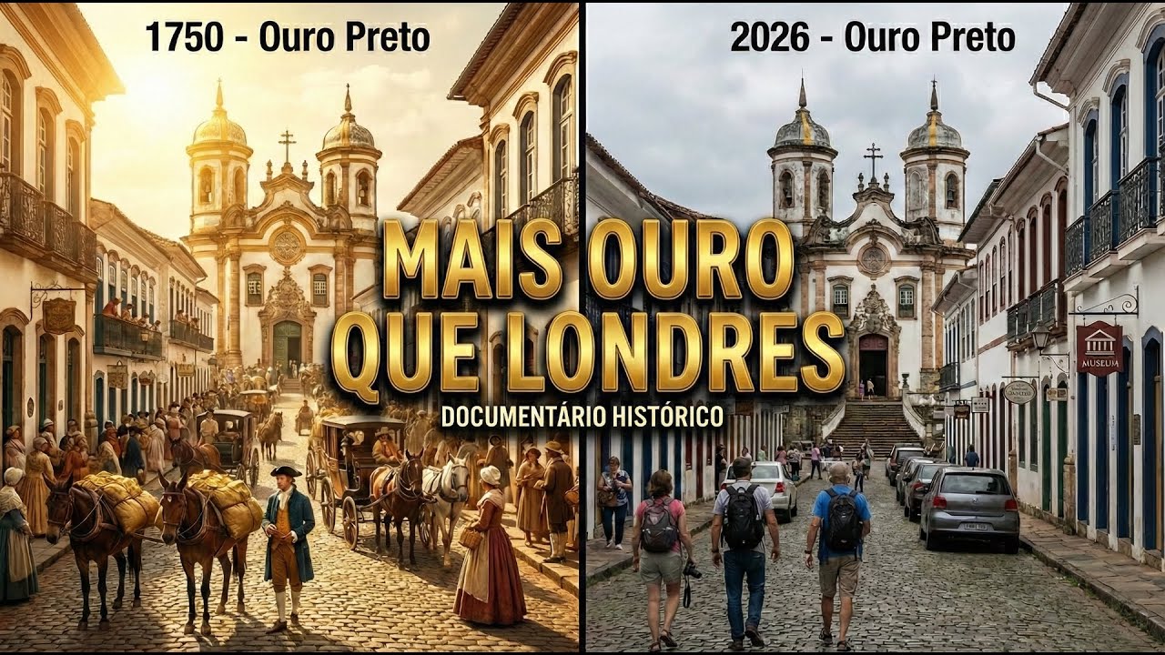 Ouro Preto em 1750: Quando Esta Cidade Tinha Mais Ouro que Londres e Nova York Juntas