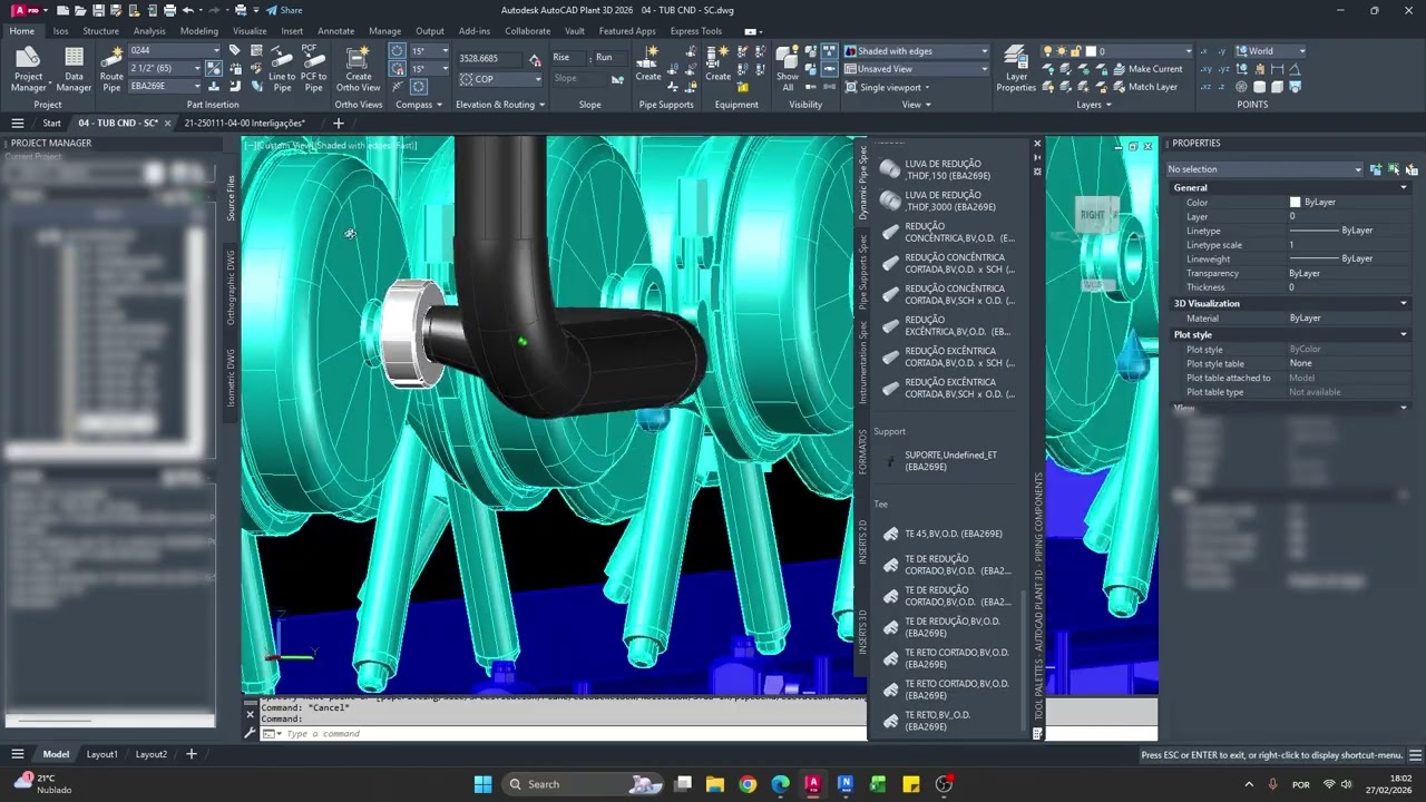 Dica de Projeto de Tubulação Industrial - Arranjos 3D