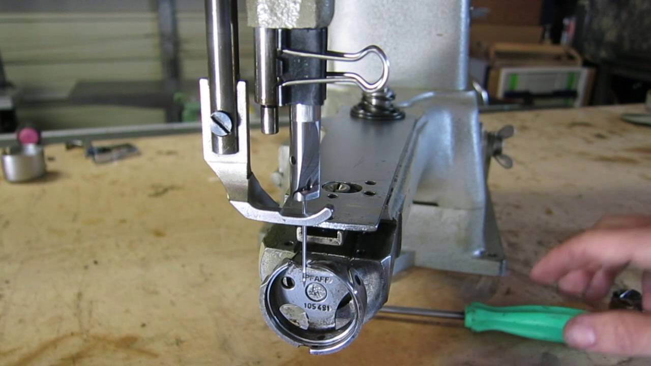 How-To: Sewing Machine Hook Timing  - Pfaff 335