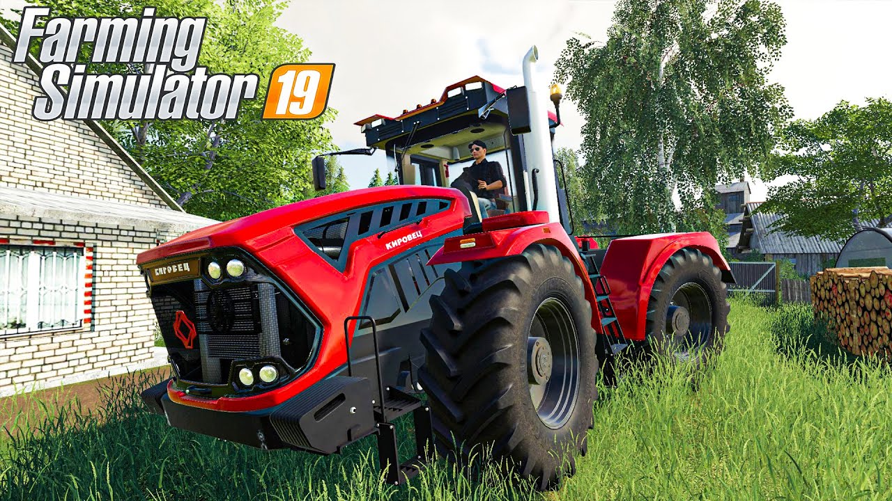 КУПИЛ ОЧЕНЬ БОЛЬШОЙ И МОЩНЫЙ ТРАКТОР В КОЛХОЗ! КИРОВЕЦ К-7М В FARMING SIMULATOR 19