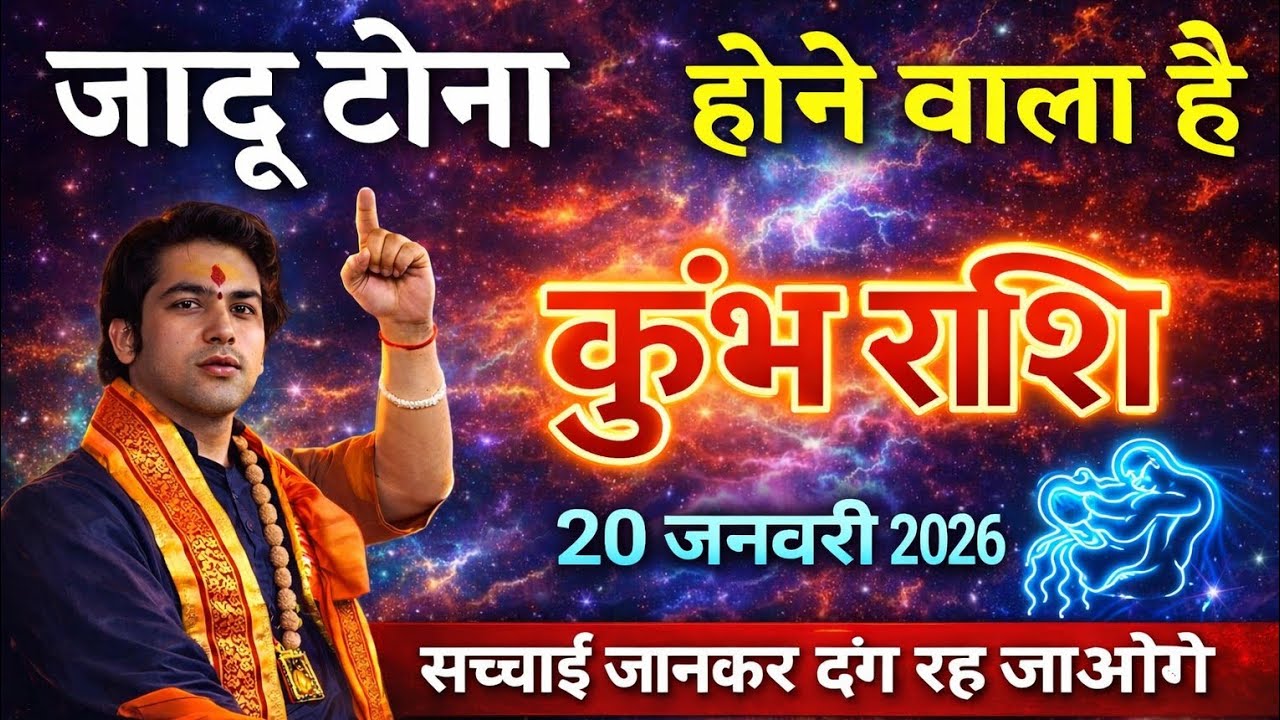 20 जनवरी 2026 कुंभ राशि | आज ऐसा होगा जो आपने सोचा भी नहीं होगा😱| Aquarius Rashifal Today#KumbhRashi