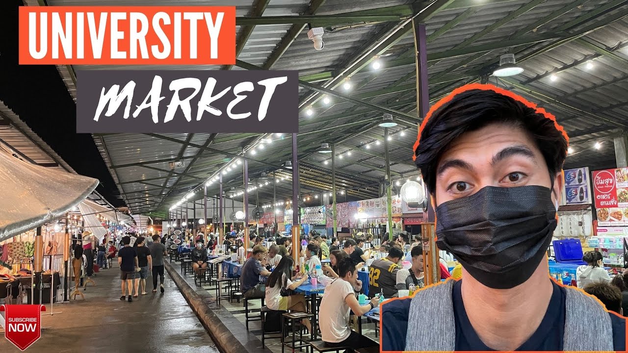 THAILAND: Chiang Mai University Market - Place to eat | Opens 5pm everyday