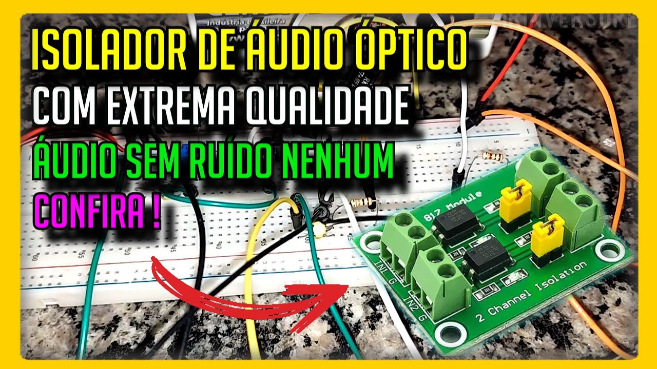 ISOLADOR DE ÁUDIO ÓPTICO FUNCIONAMENTO INCRÍVEL ( VÍDEO DETALHADO )