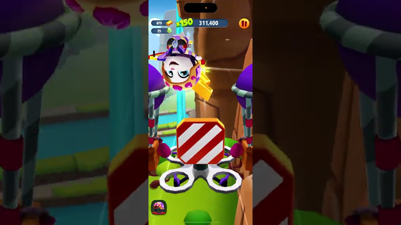 Leena playing Tom Gold Run! Did she beat Zahra by getting more gold bars or no?