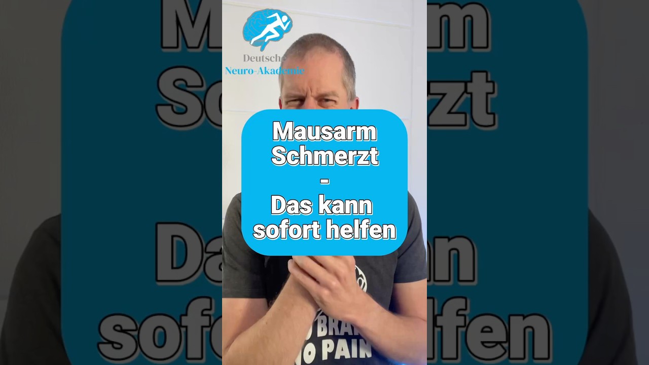 Leidest du unter Mausarm? Hier ist eine L&ouml;sung!  #neuroathletik #schmerzen #computer