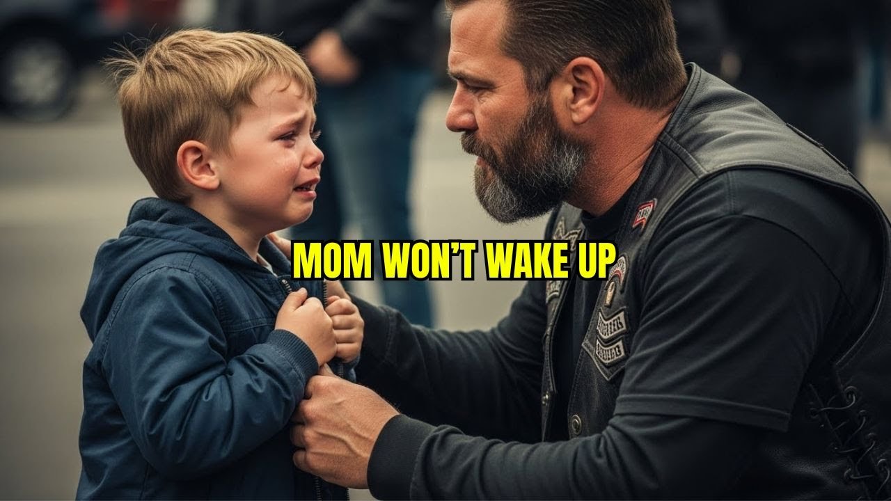 Boy Runs to Bikers Crying “Mommy Won’t Wake Up — What They Found Broke Them