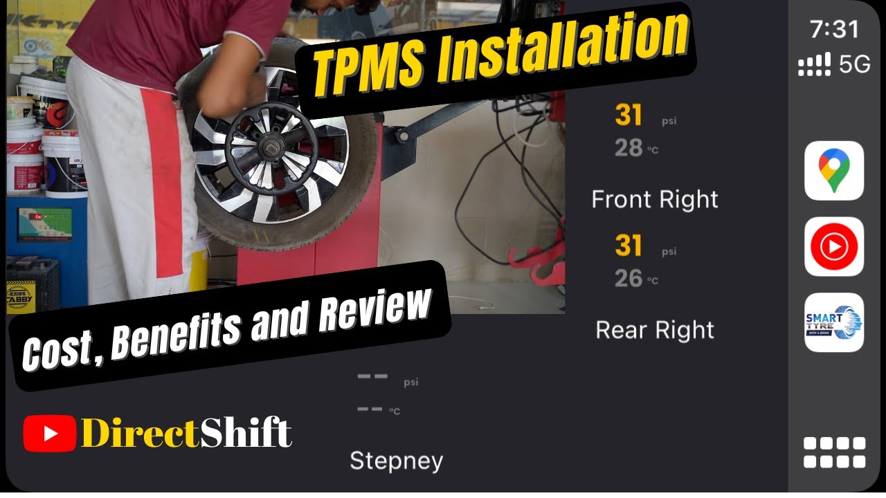 JK Tyre TPMS Installation in Skoda Volkswagen Cars (Only ₹800) | TPMS Explained | Direct vs Indirect