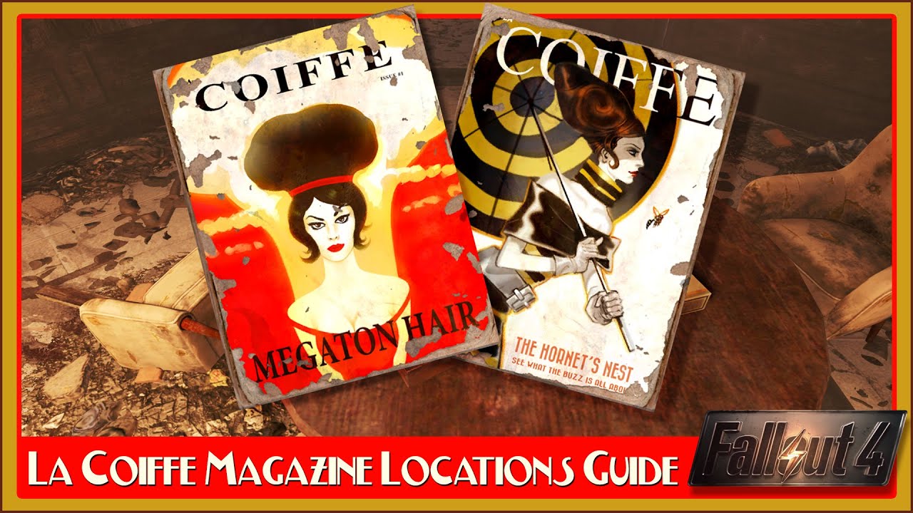All LA COIFFE Magazine Locations Guide for Fallout 4