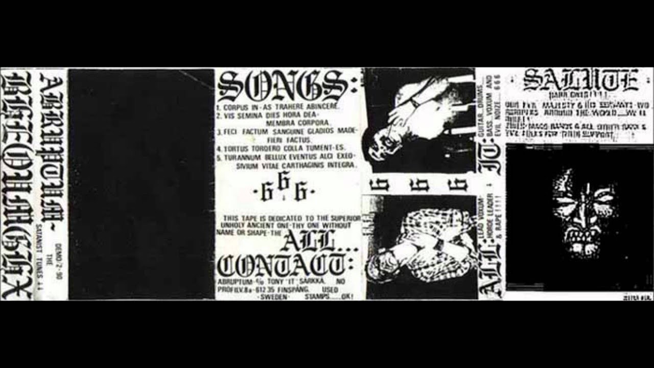 ABRUPTUM - 1990 (full demo) HD