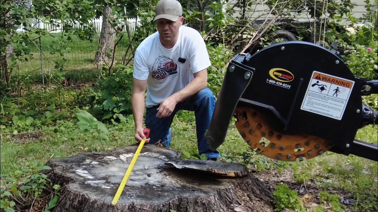Commercial Tractor Stump Grinder 72” Maple