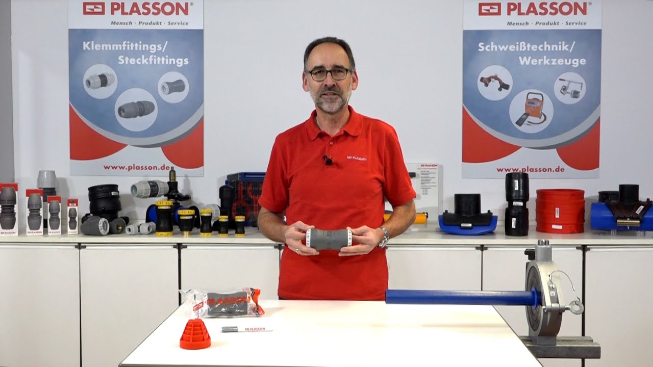 PLASSON Serie 19 Steckfittings für PE-Wasserrohre