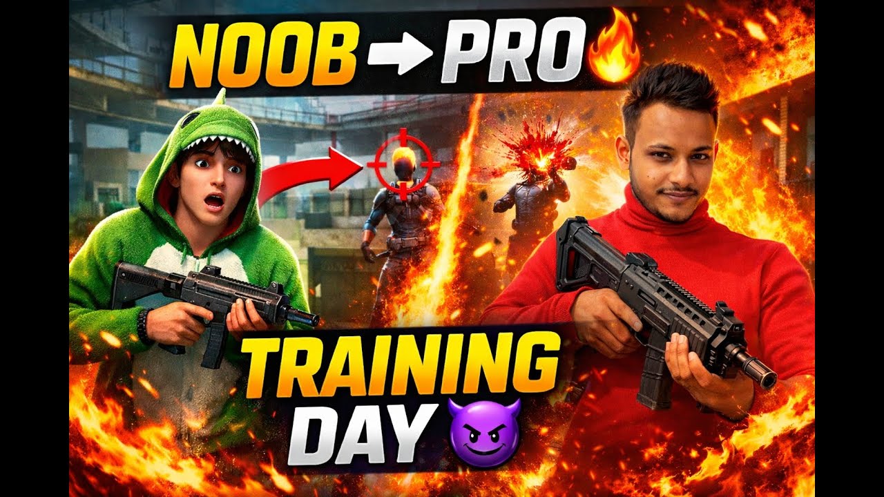🔴 LIVE: NOOB ➝ PRO Challenge 😈 Headshot Practice. #live #freefire #youtube