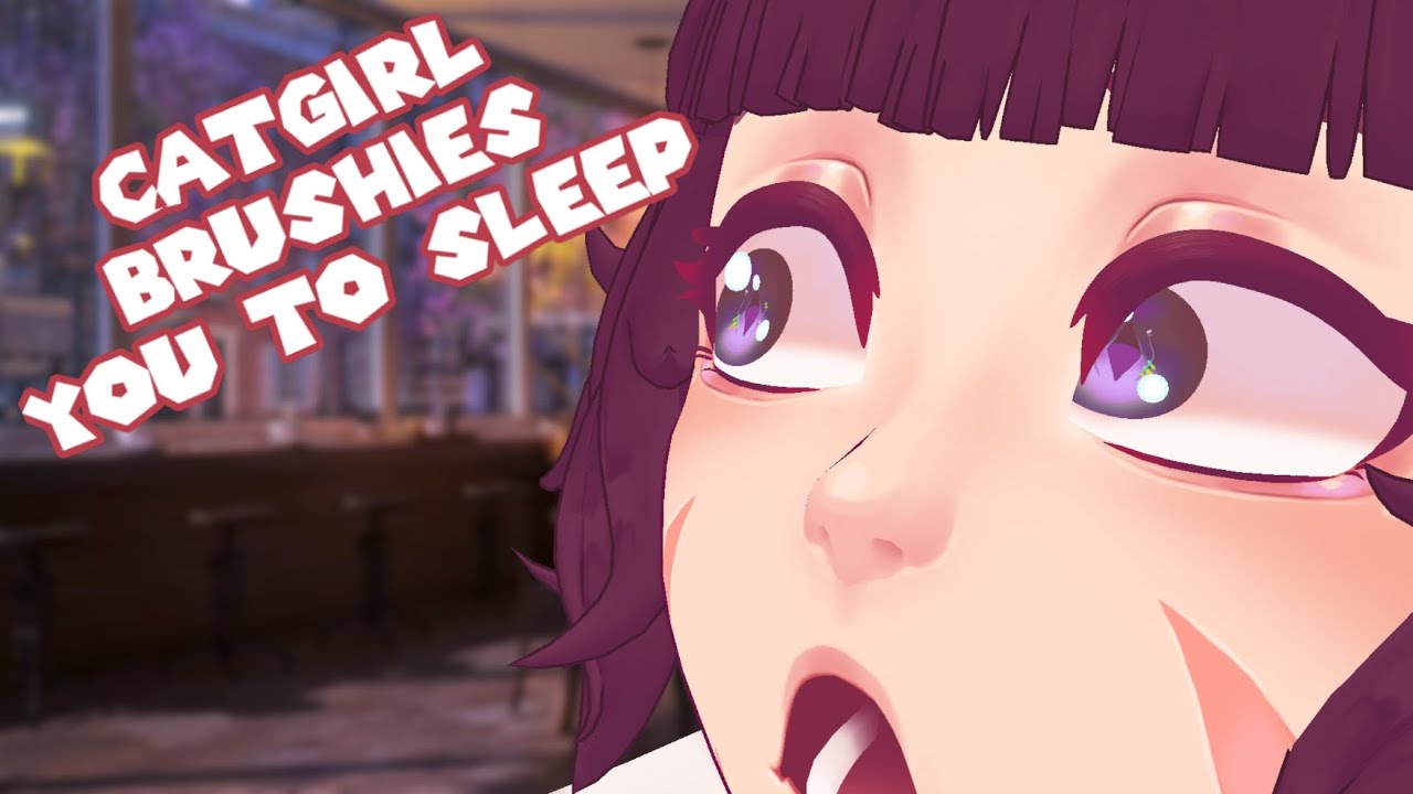 [ASMR] Catgirl Brushes Tingles Into Your Ears 🐾