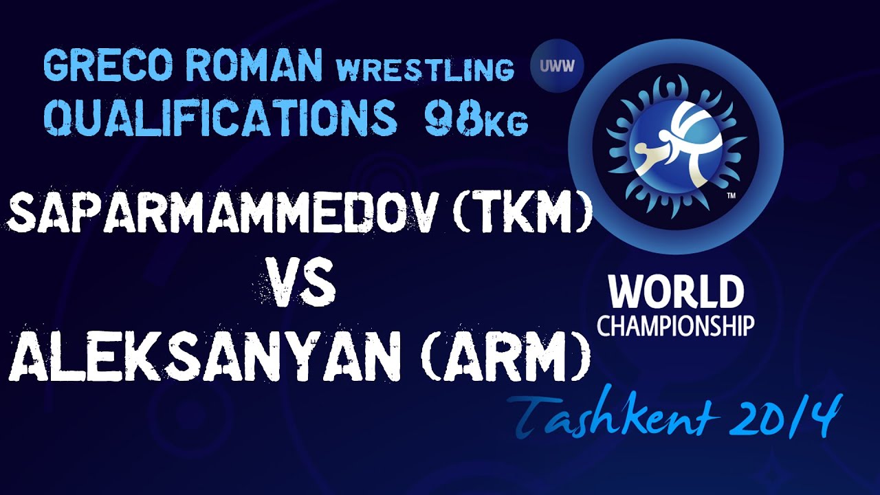 Qualifications - Greco Roman Wrestling 98kg - SAPARMAMMEDOV (TKM) vs ALEKSANYAN (ARM) - Tashkent 201
