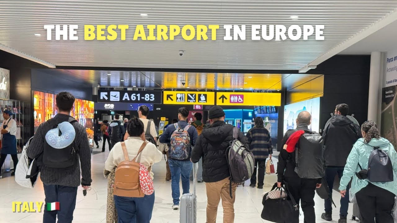 Is Rome Fiumicino Airport Actually Good? 🇮🇹✈️