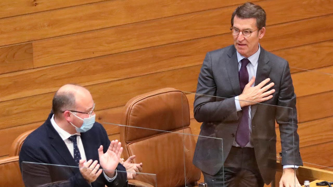 Alberto Núñez Feijóo, elegido senador por Galicia con solo los votos de su partido