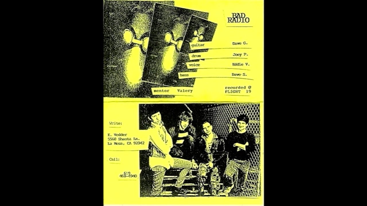 Bad Radio - Better Man (1st Studio Version - Demos 1988)