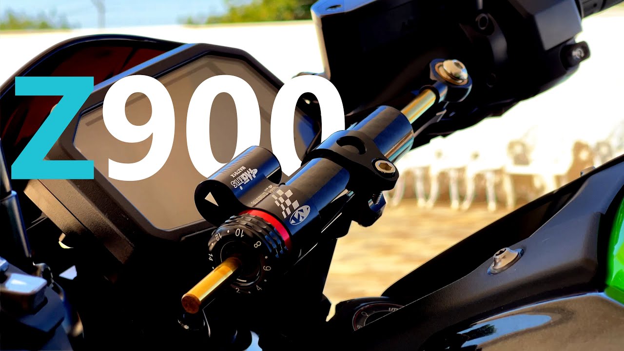 Amortecedor de Guidão na Kawasaki Z900 2022!