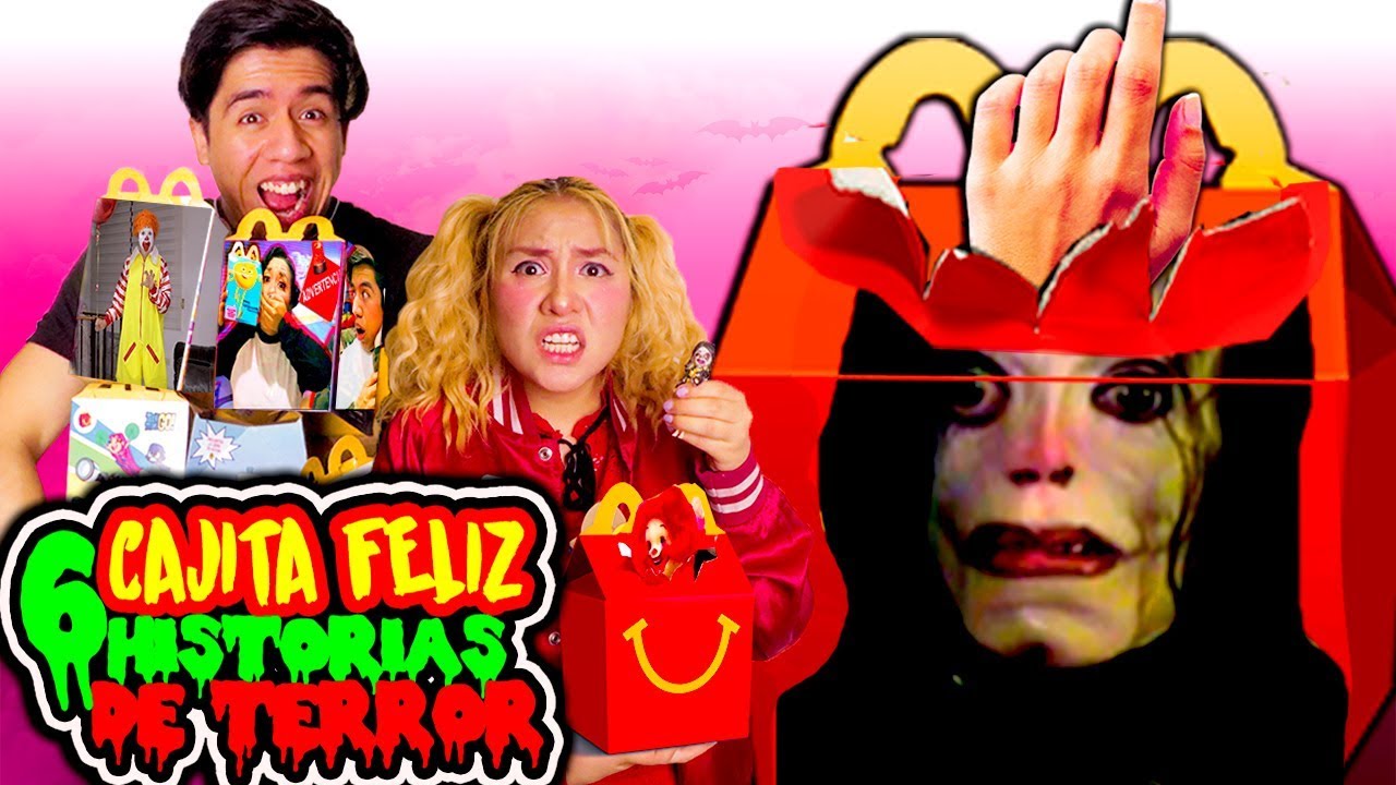 6 historias de terror de la CAJITA FELIZ a las 3AM | Payaso y Juguetes Captados EN CÁMARA