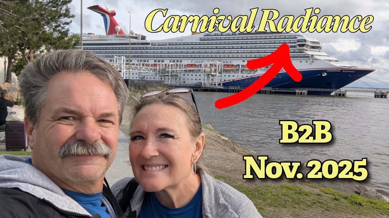 Back-to-Back Carnival Radiance Cruise | Embarkation, Cabin Tour (Part 1)