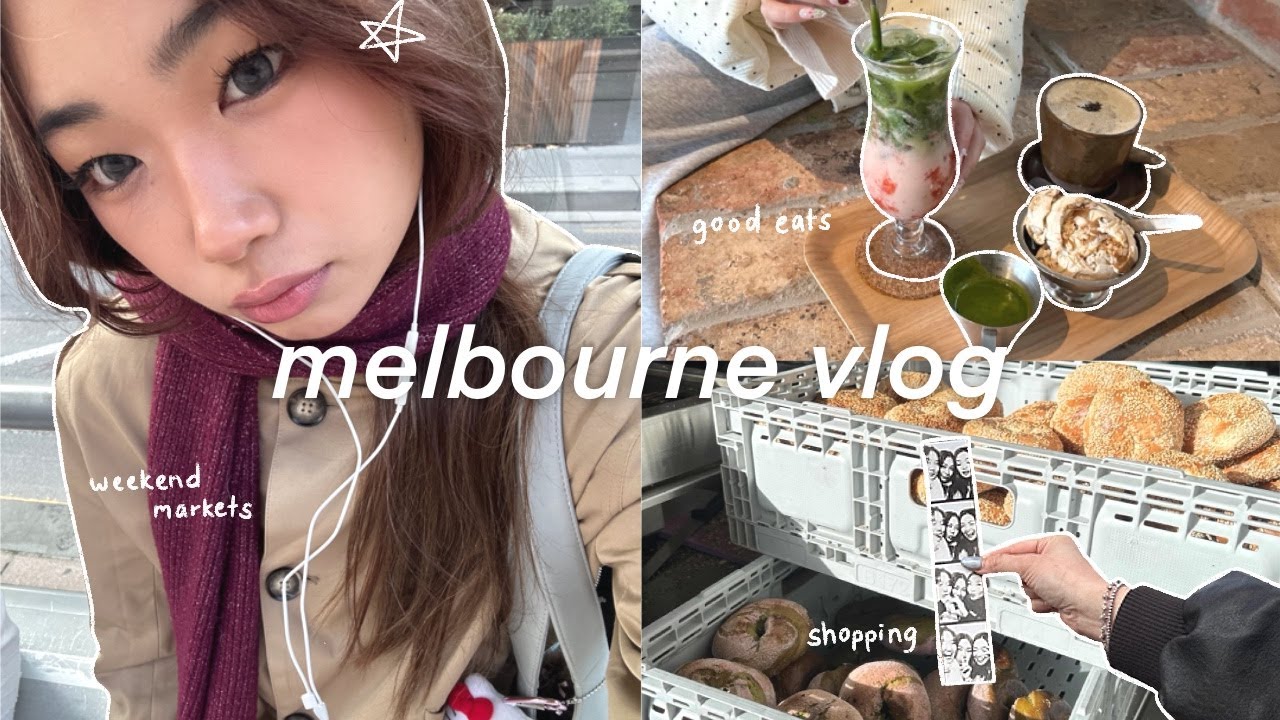 MELBOURNE VLOG 🚃 : weekend markets, good eats, shopping, babysitting etc.