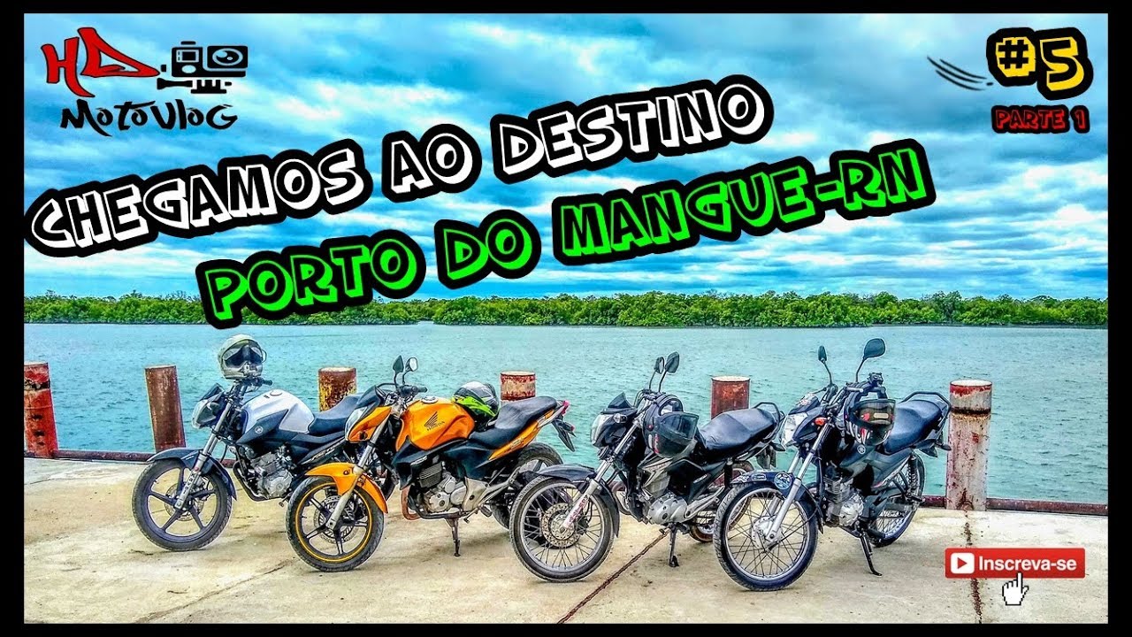 CHEGAMOS AO NOSSO DESTINO/  PORTO DO MANGUE/ PT 1 DE YAMAHA FACTOR 150 UBS