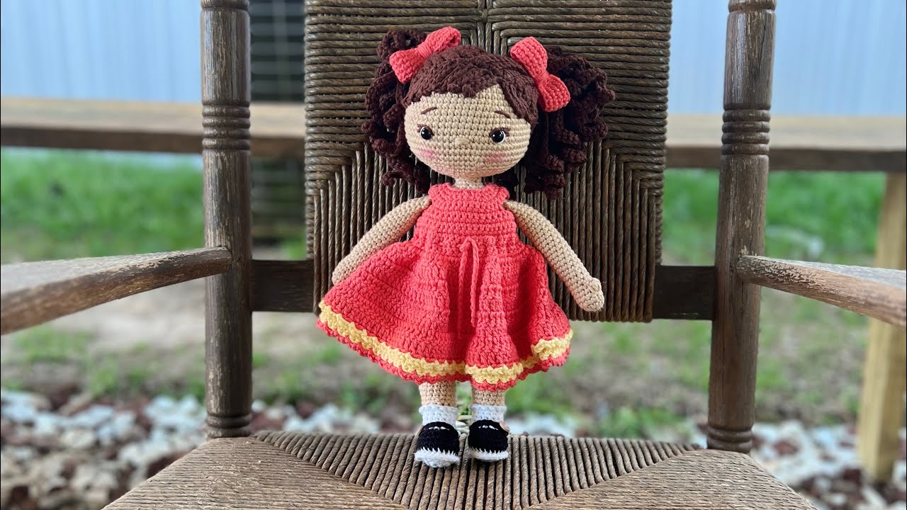 Crochet # 45 muñeca (video 1 de la muñeca