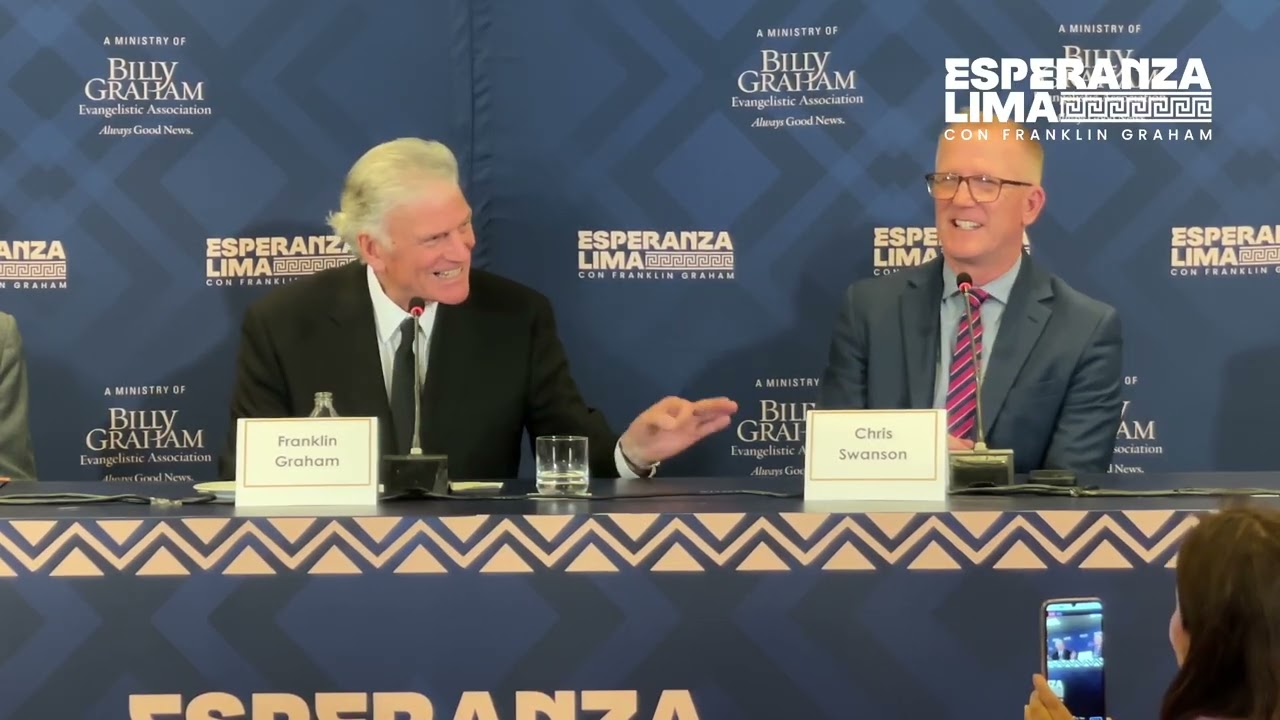 CONFERENCIA DE PRENSA A FRANKLIN GRAHAM - ESPERANZA LIMA