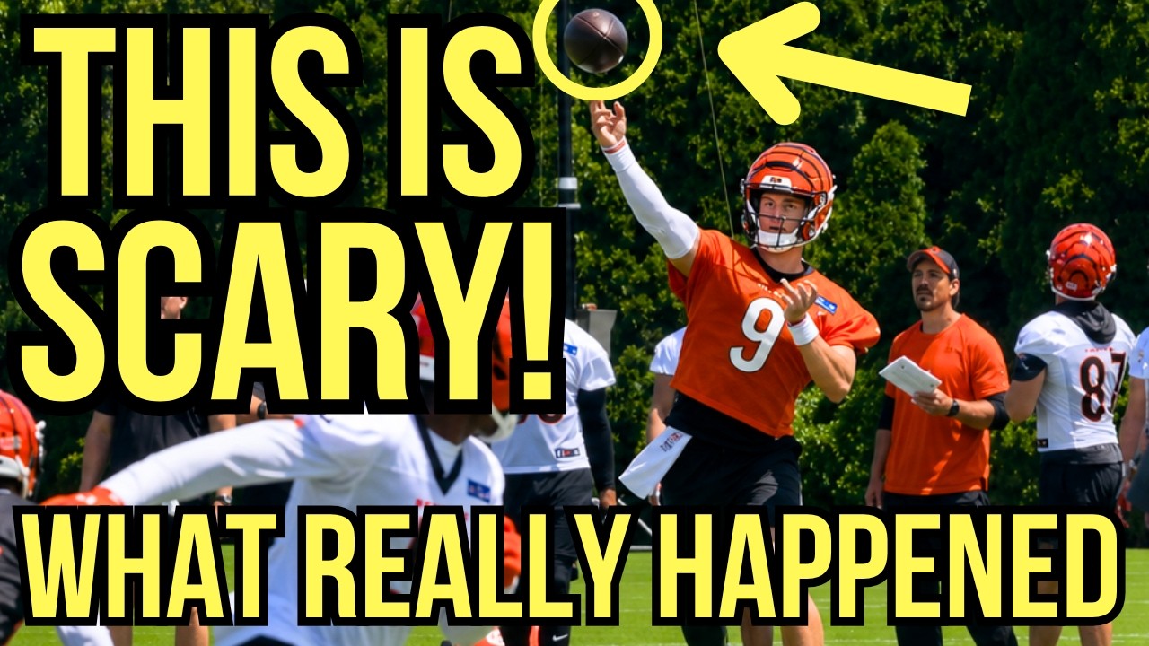 Джо Берроу бросает снаряды на мини-кэмпе и тренировках Cincinnati Bengals
